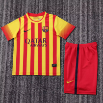 Kids kit 13-14 FC Barcelona Away (Retro Jersey) Thailand Quality