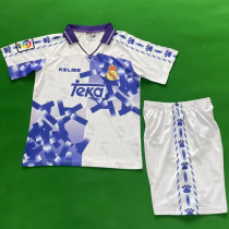 Kids kit 96-97 Real Madrid Third Away (Retro Jersey) Thailand Quality