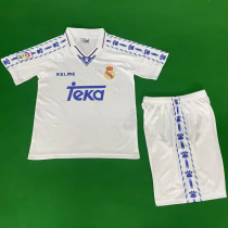 Kids kit 96-97 Real Madrid home (Retro Jersey) Thailand Quality