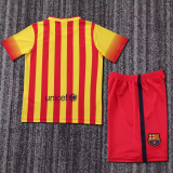 Kids kit 13-14 FC Barcelona Away (Retro Jersey) Thailand Quality