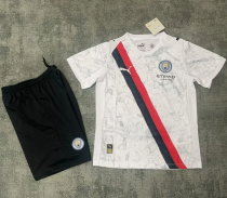 Kids kit 25-26 Manchester City Away Thailand Quality