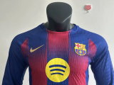 Long sleeve 25-26 FC Barcelona home Player Version Thailand Quality