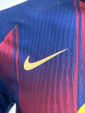 Long sleeve 25-26 FC Barcelona home Player Version Thailand Quality