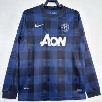 Long sleeve 13-14 Manchester United Away Retro Jersey Thailand Quality