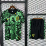2024 Brazil (Training clothes) Adult Jersey & Short Set Quality
