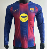 Long sleeve 25-26 FC Barcelona home Player Version Thailand Quality