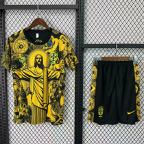 2024 Brazil (Training clothes) Adult Jersey & Short Set Quality