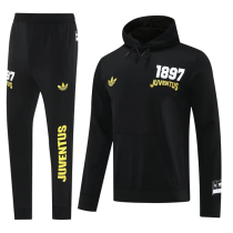 25-26 Juventus FC (black) Jacket and cap set training suit Thailand Qualit