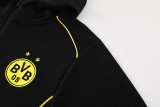 24-25 Borussia Dortmund (black) Jacket and cap set training suit Thailand Qualit