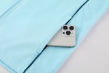 24-25 Marseille (sky blue) Jacket and cap set training suit Thailand Qualit