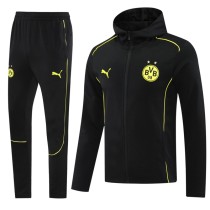 24-25 Borussia Dortmund (black) Jacket and cap set training suit Thailand Qualit