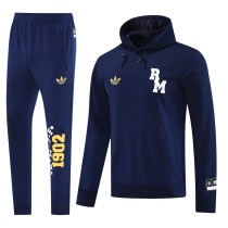 25-26 Real Madrid (sapphire blue) Jacket and cap set training suit Thailand Qualit
