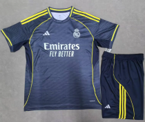 25-26 Real Madrid Away Set.Jersey & Short High Quality