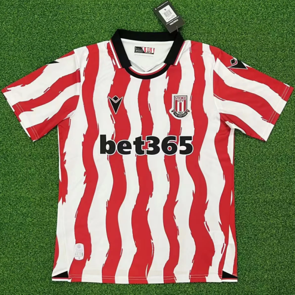 25-26 Stoke home Fans Version Thailand Quality