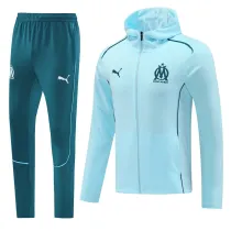 24-25 Marseille (sky blue) Jacket and cap set training suit Thailand Qualit