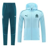 24-25 Marseille (sky blue) Jacket and cap set training suit Thailand Qualit