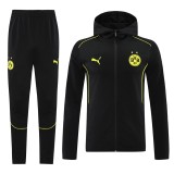 24-25 Borussia Dortmund (black) Jacket and cap set training suit Thailand Qualit