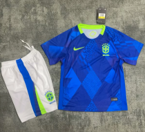 Kids kit 2025 Brazil Away Thailand Quality