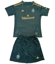 25-26 Portland Timbers home Set.Jersey & Short High Quality