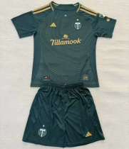 Kids kit 25-26 Portland Timbers home Thailand Quality