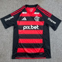 25-26 Flamengo home Fans Version Thailand Quality