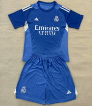 Kids kit 25-26 Real Madrid (Goalkeeper) Thailand Quality
