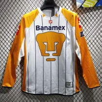 Long sleeve 2004 Pumas UNAM home Retro Jersey Thailand Quality