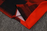 24-25 AC Milan Red and black inkjet (Training clothes) Set.Jersey & Short High Quality