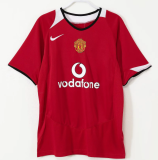 05-06 Manchester United home Retro Jersey Thailand Qualit