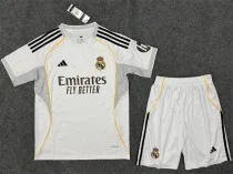 25-26 Real Madrid home Set.Jersey & Short High Quality