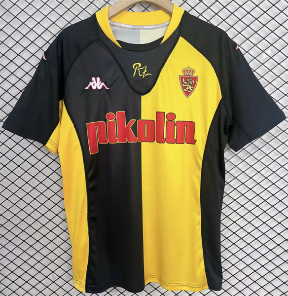 01-02 Real Zaragoza Away Retro Jersey Thailand Quality