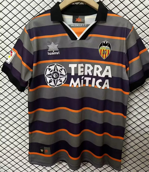 99-00 Valencia CF Away Retro Jersey Thailand Quality