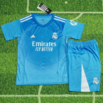 Kids kit 25-26 Real Madrid (Goalkeeper) Thailand Quality