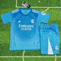 Kids kit 25-26 Real Madrid (Goalkeeper) Thailand Quality