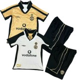 Kids kit 01-02 Manchester United (Double sided Manchester United Centennial Edition) Thailand Quality