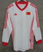 Long sleeve 2002 China Away Retro Jersey Thailand Quality