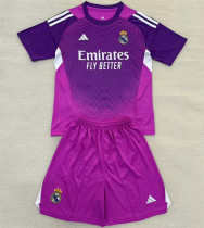 Kids kit 25-26 Real Madrid (Goalkeeper) Thailand Quality