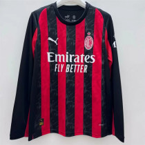 25-26 AC Milan home Long sleeve Thailand Quality