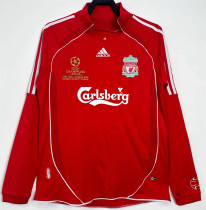 UEFA 06-08 Liverpool home (Long sleeve) Retro Jersey Thailand Quality