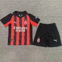 Kids kit 25-26 AC Milan home Thailand Quality