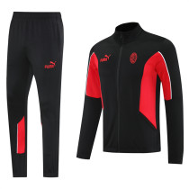 25-26 AC Milan (black) Jacket Adult Sweater tracksuit set