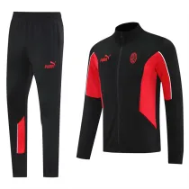 25-26 AC Milan (black) Jacket Adult Sweater tracksuit set