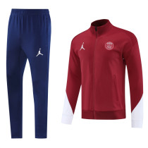 25-26 Paris Saint-Germain (maroon) Jacket Sweater tracksuit set