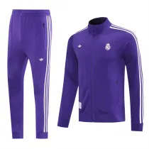 25-26 Real Madrid (Purple) Jacket Adult Sweater tracksuit set