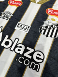 All sponsors 24-25 Santos FC Away Player Version Thailand Quality