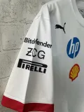 一级方程式赛车服 Formula One racing suit 2025 Ferrari  F1 2025 法拉利白圆领