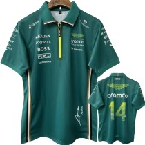 一级方程式赛车服 Formula One racing suit 25 Aston Martin 阿斯顿马丁14号有领