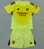 Kids kit 25-26 Arsenal (Goalkeeper) Thailand Quality