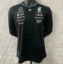 F1一级方程式赛车服 2025 Mercedes Benz  梅赛德斯奔驰黑色长袖