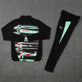 25-26 Portugal (green black) Adult Sweater tracksuit set